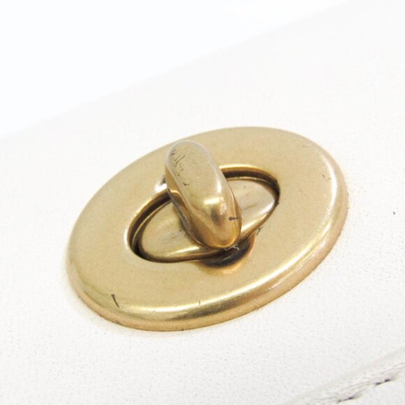 COACH One Shoulder Bag 1980-137 White Leather Mini Limited Edition Handbag - Picture 7 of 11